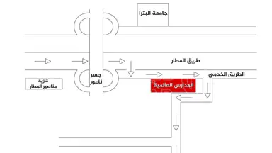 شقة في بداية طريق المطار - خلف المدارس العالمية  - 99,000 دأ - صورة NaN